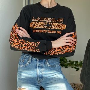 Vintage (2001) Black Harley Davidson Long Sleeve